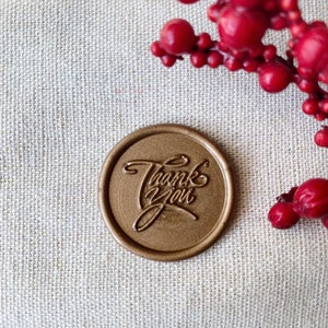 Thank you Aesthetic Self Adhesive Wax Seals, Invitation Wax Seal Stickers, Wedding Wax Stickers, DIY Wax Seal Stickers, Writing Wax Seals