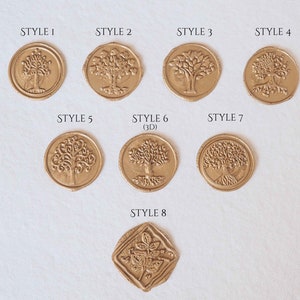 Tree of life Self Adhesive Wax Seals, Invitation Wax Seal Stickers, Wedding Wax Stickers, DIY Wax Seal Stickers, Botanical Wax Seals