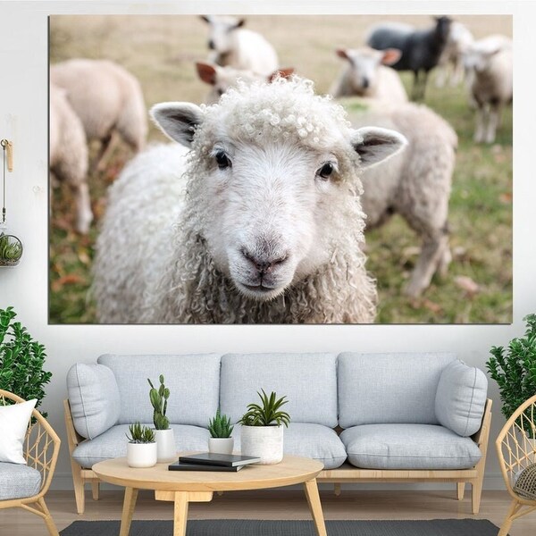 Sheep Wall Art Etsy