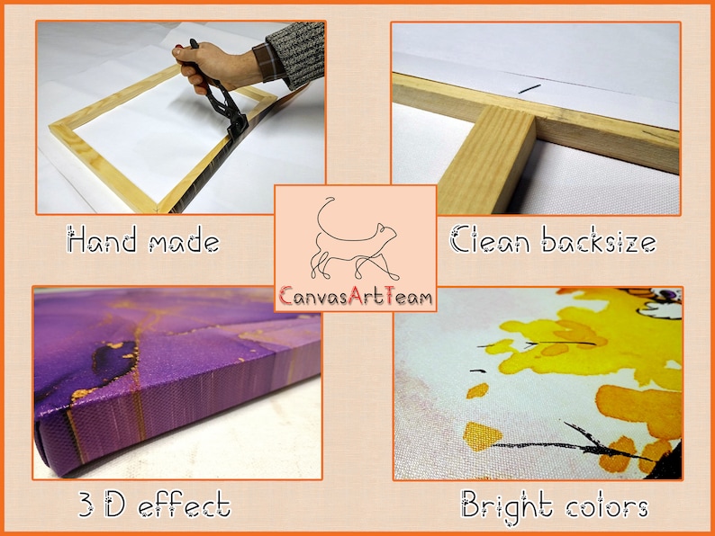 Guardian Angel Canvas Wall Art Catholic Wall Decor Modern Christian Art