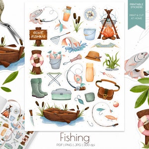 Fishing Sticker Pack -  Hong Kong