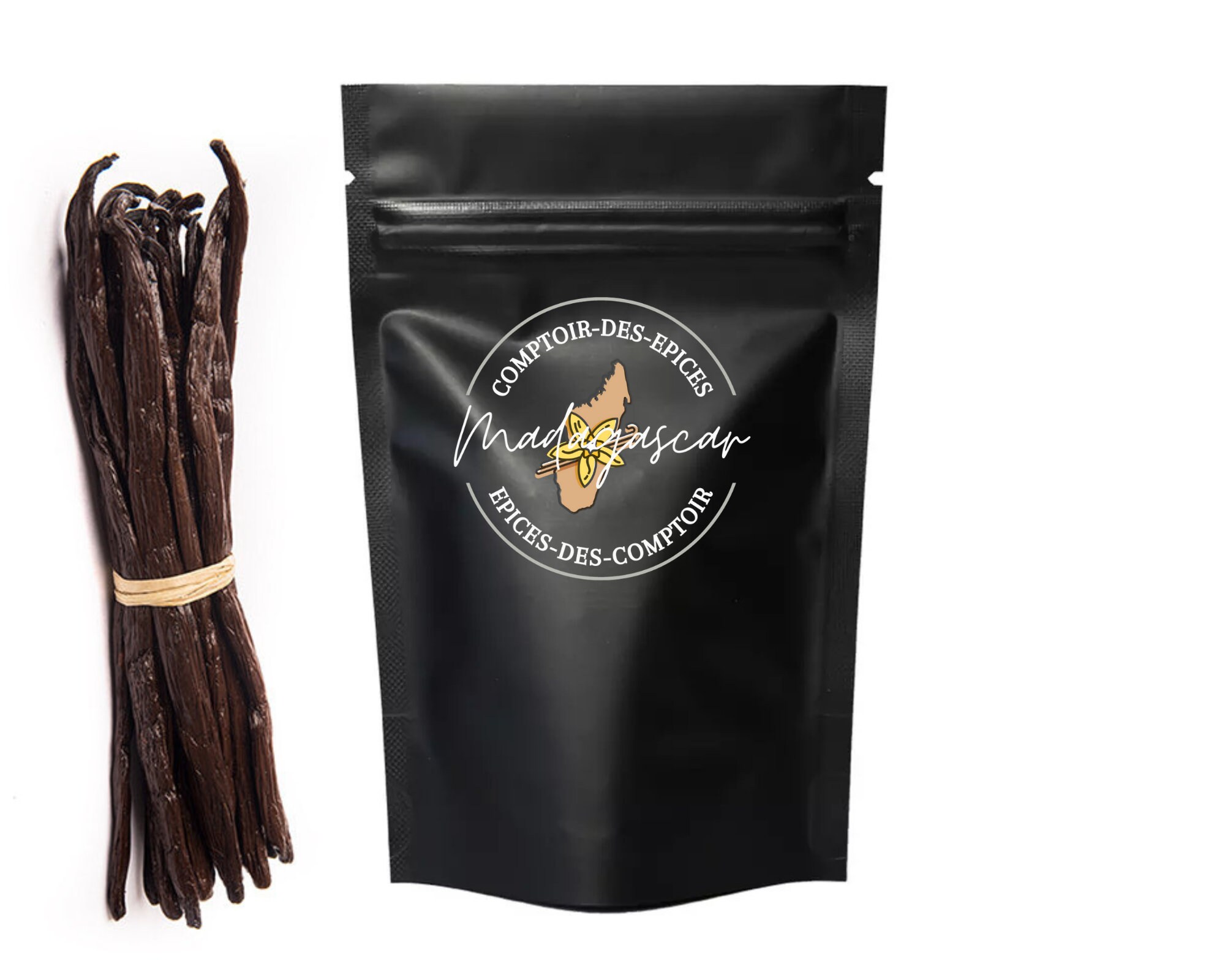 10 Gousses de Vanille Gourmet Noire Bourbon Madagascar - Direct Producteur