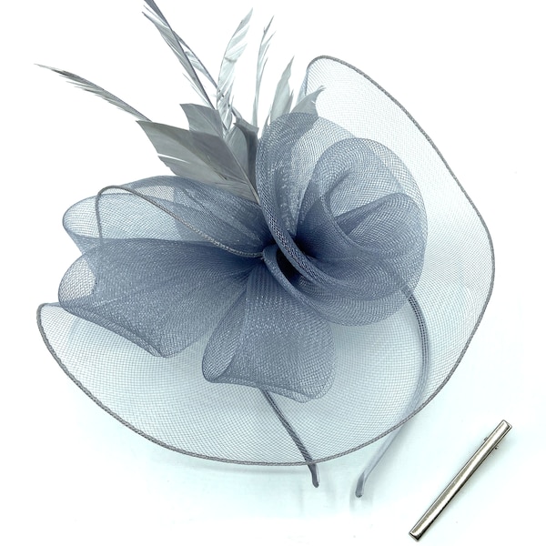 Ladies Feather Fascinator Beak Clip / Aliceband Fascinator Weddings Races Ascot