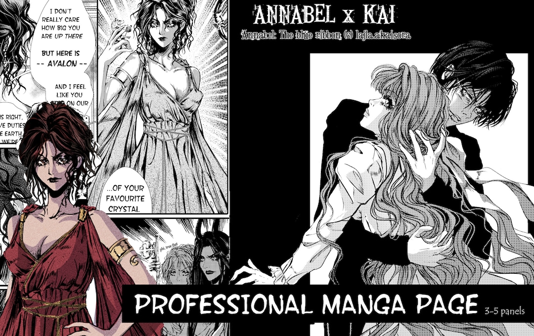 Professional Manga Page, Anime, Comic, Ink, B&w, Fantasy, Gothic ...