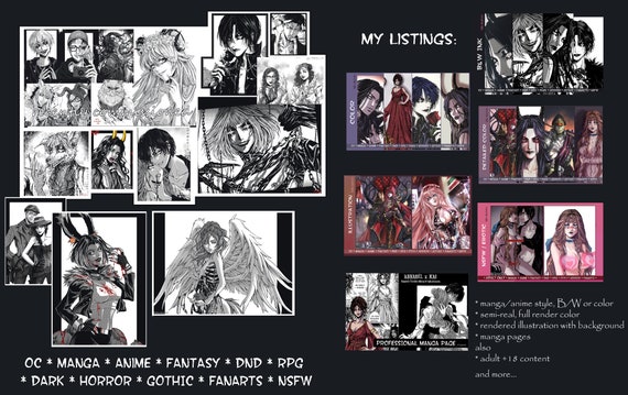 NSFW Character Hand Set Fanart Prints Anime Art Wall Print -  Israel