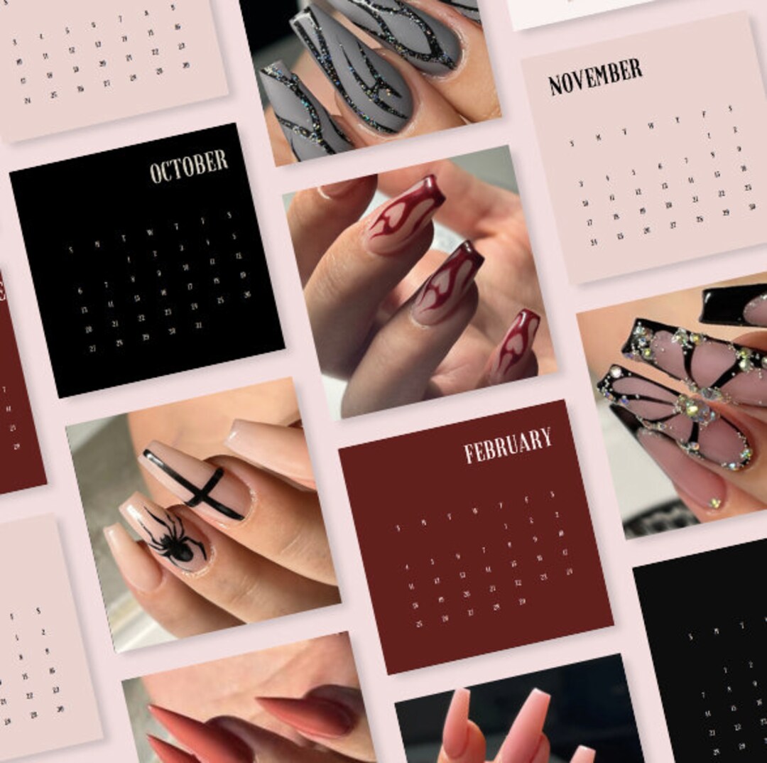 Digital 2024 Monthly Calendar Template Bundle Printable - Etsy