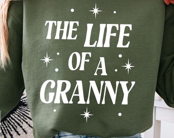 A Vida de uma Avó SVG PNG - Na Era da Minha Avó - Modo Avó - Avó Legal - Promovida à Vida de Avó - Presente de Avó - Camiseta Eu Sou Aquela Avó