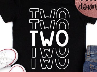 Second Birthday Boy Shirt SVG - Instant Download - png jpeg - Cricut Cut File - 2nd Birthday Boy svg - Two Birthday Clipart - Silhouette