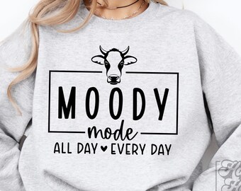 Moody Mode SVG - Wählbar sozial SVG - All Peopleed Out svg - Nope Not Today SVG - Retro sarkastisches Zitat - Introvert Homebody - Müde Mama