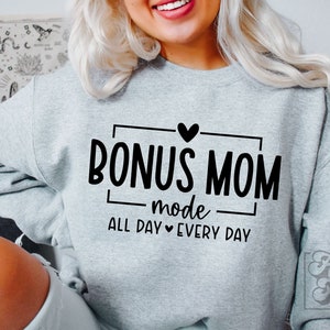 Bonus Mom Mode SVG PNG - Blessed Mama svg - Step Mom Mode svg - Stepmom Life svg - In My Bonus Mom Era svg - Blessed With Both - Moederdag
