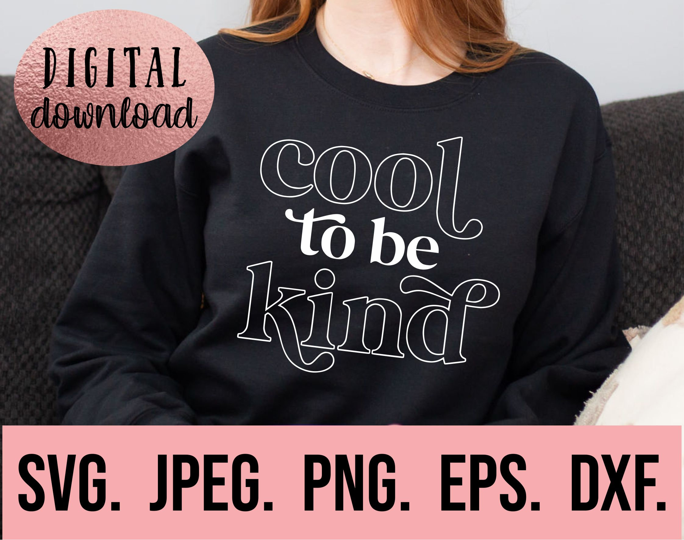 Cool to Be Kind SVG - Kindness Matters - Plant Kindness - Be Kind Svg ...