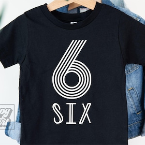 6.Geburtstag SVG - Cricut Datei - 6.Geburtstag Shirt PNG - Sofortiger Download - Cricut Datei - Sechs Geburtstag Clipart Groovy Geburtstag