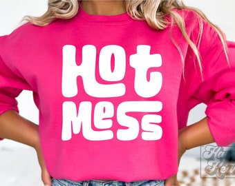 Hot Mess SVG PNG - Cricut Digital Download - Hot Mess Mama - Funny Mom png - Cool Mom - Funny Saying - Sarcastic Quote - Spicy Disaster svg