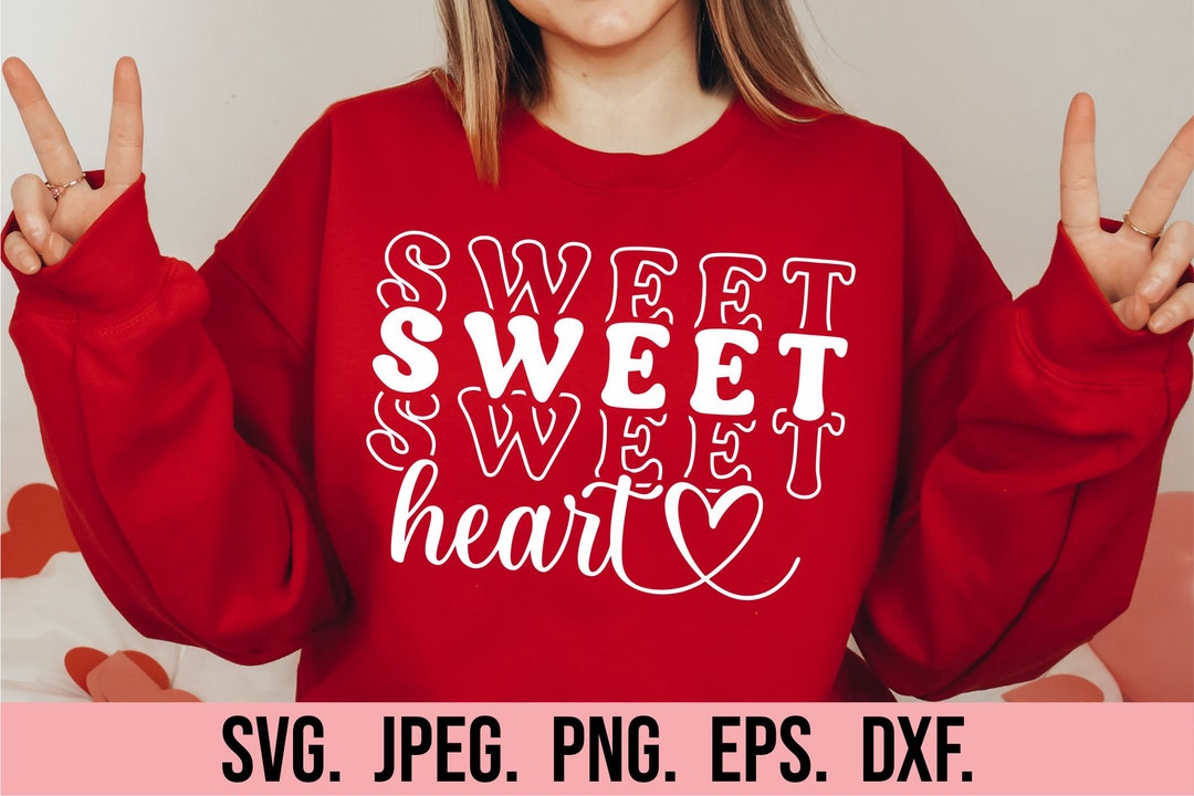 Sweet Heart SVG - Instant Download - Cricut Cut File - Silhouette ...