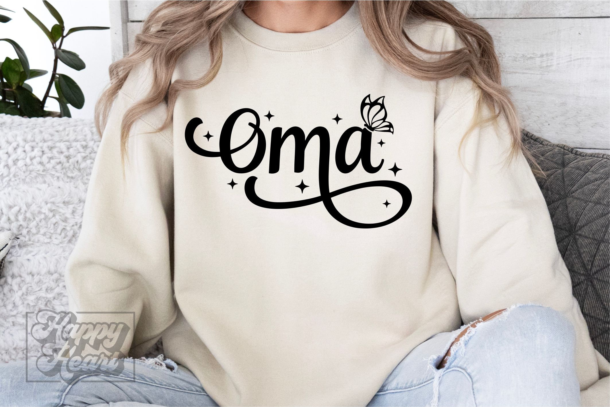 Butterfly Oma SVG - Oma Shirt Design - Oma SVG - Mothers Day Shirt 