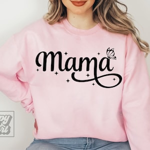 Mama SVG PNG Schmetterling - Mama Shirt - Mama Leben - Mama svg - Muttertagsgeschenk - Cricut Digital Download - Schmetterling Geburtstag - Schmetterling svg