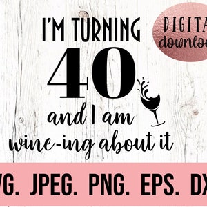 Paquete SVG de 40 cumpleaños - SVG de 40 cumpleaños - Cuarenta SVG - Diseño de Hola Cuarenta - Descarga instantánea - SVG de 40 cumpleaños - Aloha 40 - Hola 40 imagen 10