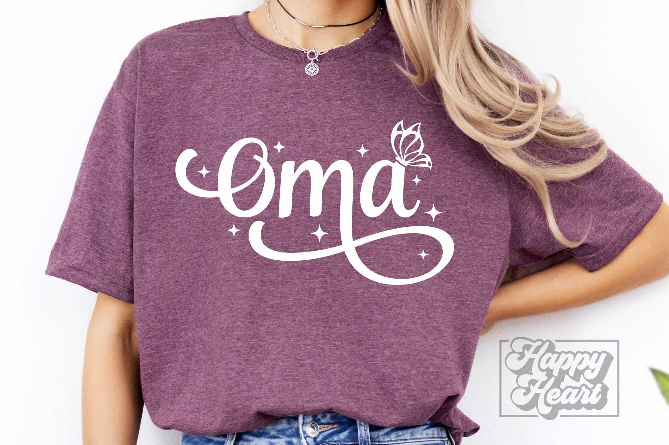 Butterfly Oma SVG - Oma Shirt Design - Oma SVG - Mothers Day Shirt 