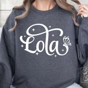 Butterfly Lola SVG - Lola Era - Most Loved Lola SVG - Lola SVG - Instant Download - Cricut Cut File - Lola Life png - Lola Mode Mothers Day