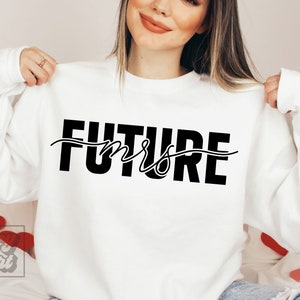 Zukünftige Frau SVG - Braut SVG - Braut Zuschnitt - Bachelorette SVG - Ich sagte Ja Design - Cricut Datei - Sofortiger Download - Verlobung png