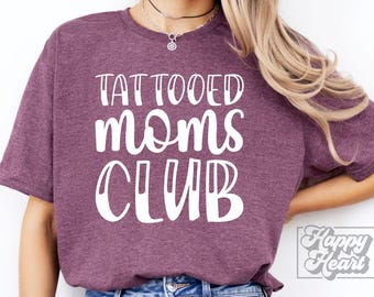 Tattooed Moms Club SVG - Tattooed Mama PNG - Cool Moms Have Tattoos svg - Instant Download - Cricut Cut File - Mothers Day svg - Inked Mama