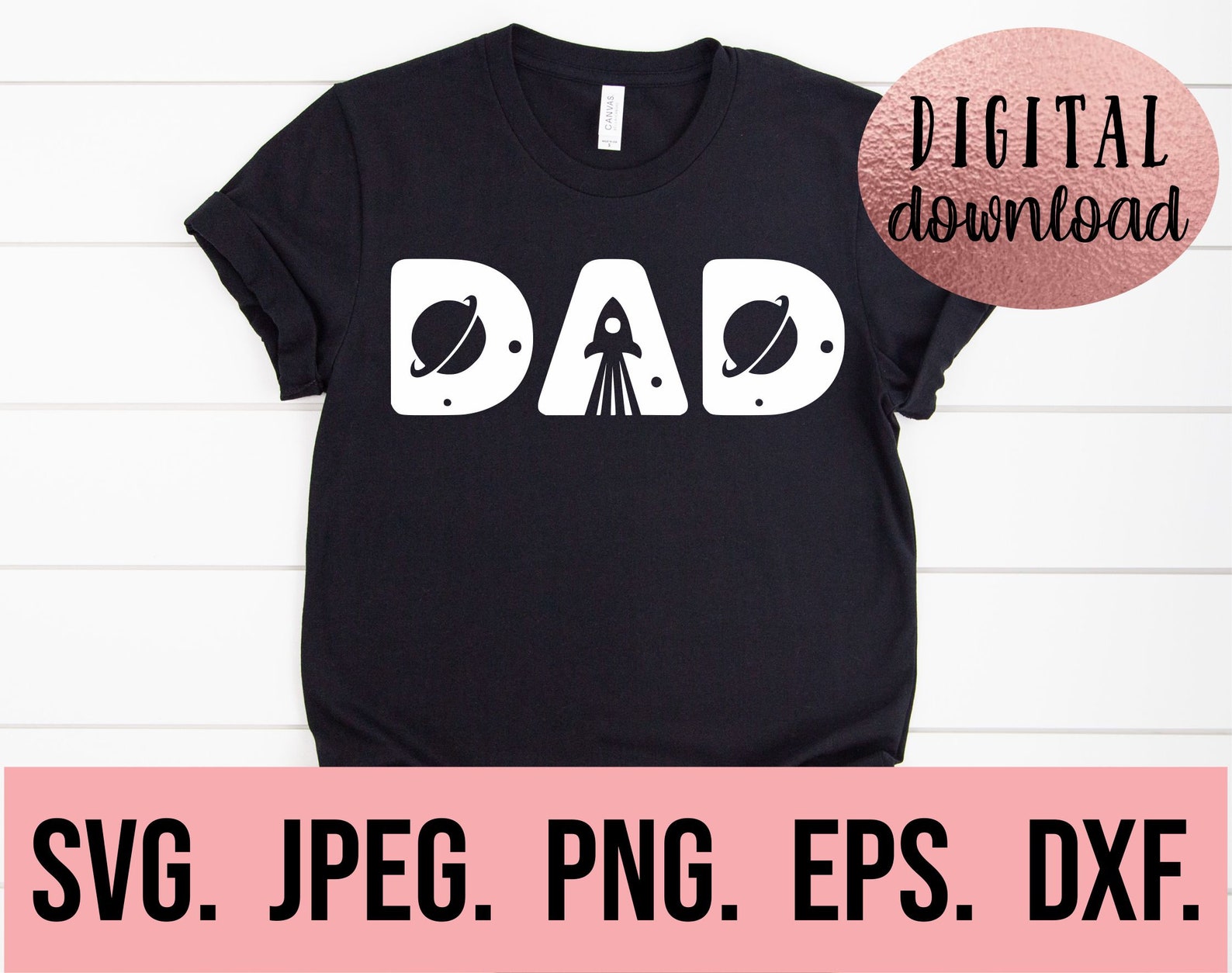 Dad Space 1st Birthday SVG Outer Space Birthday SVG First - Etsy