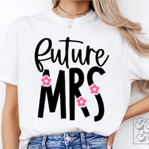 Zukünftige Frau SVG - Braut zu sein Design - Bachelorette SVG - Ich sagte Ja - Cricut Datei - Verlobung PNG - Frau Shirt - Verlobte SVG - Hochzeit