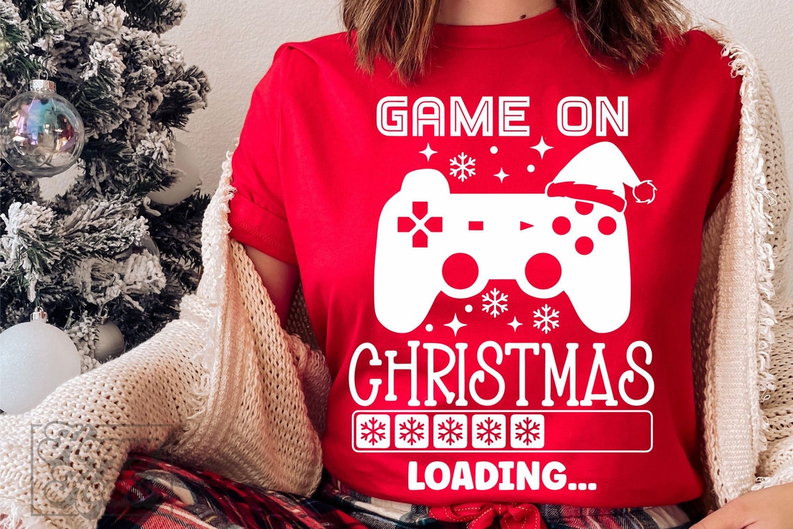 Game on Christmas Loading SVG - Cricut File - Gamer Christmas SVG ...