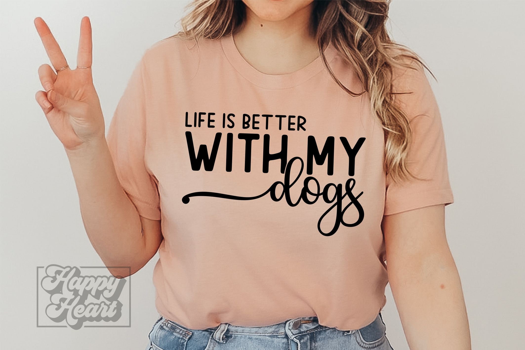 Life is Better With My Dogs SVG PNG - Easily Distracted by Dogs - Dog ...