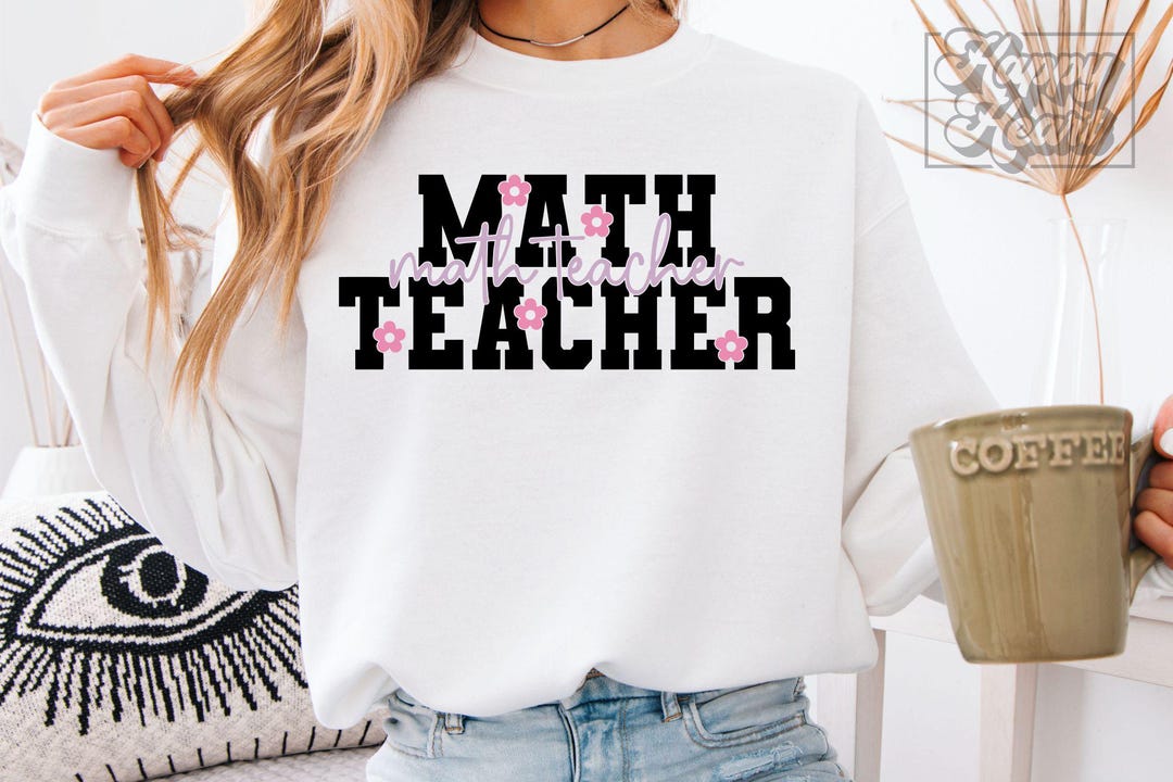 Math Teacher SVG PNG - Digital Download - Cricut File - Etsy