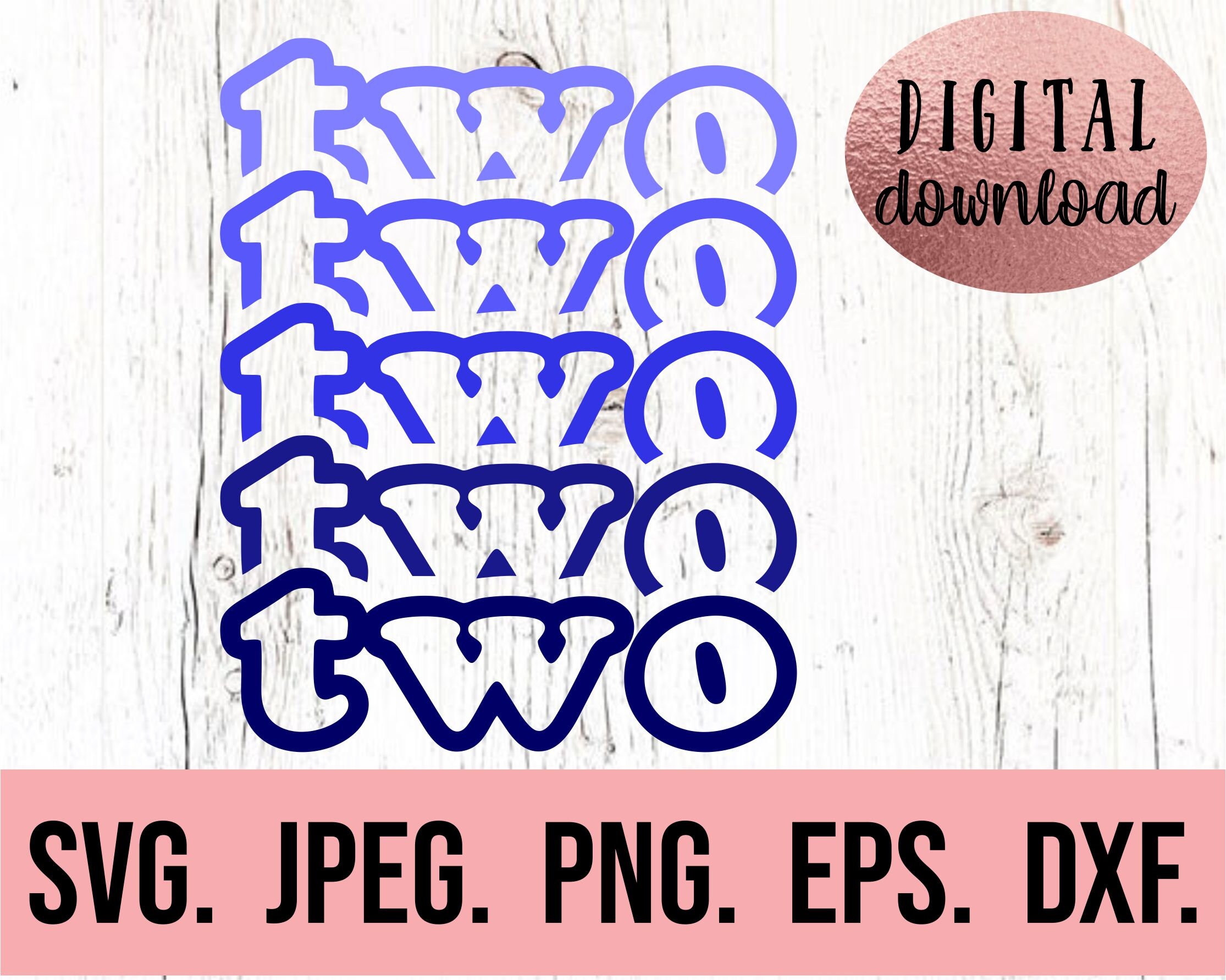 2nd Birthday Boy Shirt SVG - Instant Download - png jpeg - Cricut Cut File - Second Birthday Boy svg - Two Layers Birthday Clipart