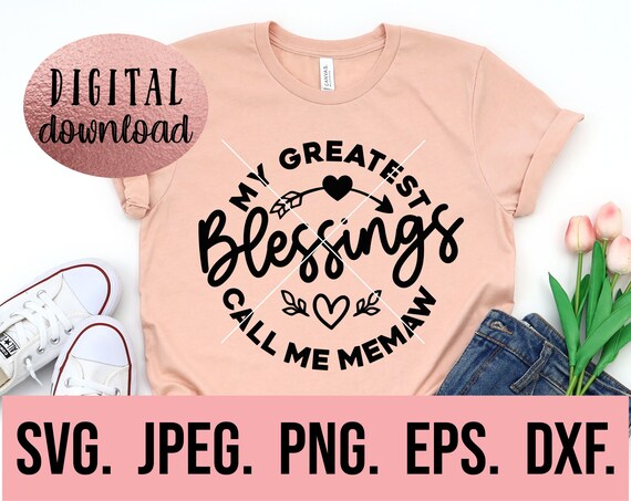 Cute Gold Arrow Blessed Memaw Shirt Cute Gold Arrow Blessed Memaw Shirt