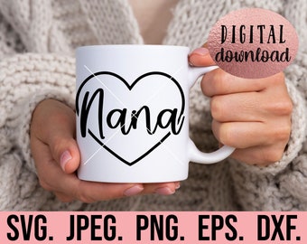 Nana SVG - My Favorite People Call Me Nana SVG - Most Loved Nana svg - Instant Download - Cricut Cut File - Best Nana Ever - Blessed Nana