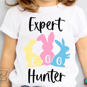 Experte Eierjäger SVG - Ostern SVG PNG - Instant Download Cricut - Ostern Vibes - Frohe Ostern Shirt - Kinder Ostern - Osterhase Clipart