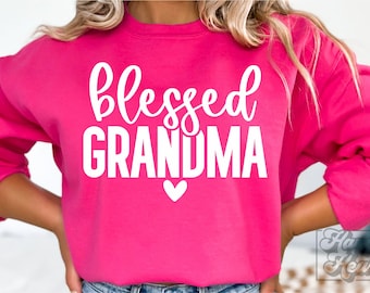 Abuela Bendita SVG PNG - Modo Abuela - Camiseta de Abuela - Abuela SVG - Descarga Digital Cricut - Vida de Abuela - Regalo para la Abuela del Día de la Madre