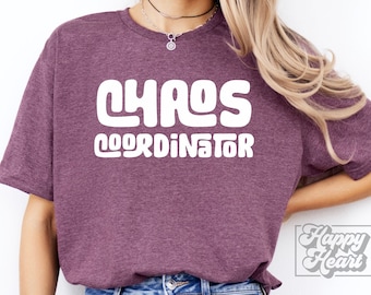 Chaos Coordinator SVG PNG -  Meltdown Manager - Digital Download - Cricut Cut File - Mom Funny Quote SVG - Mom Life Shirt - Teacher Life png