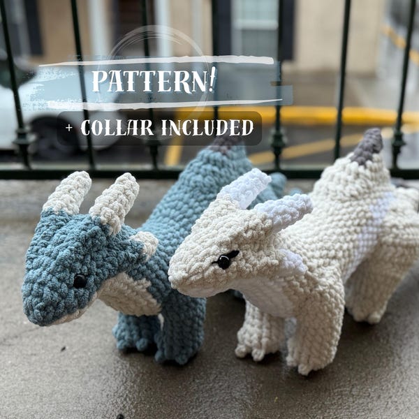 Shark Ferret Familiar Crochet Pattern