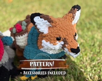 Foraging Fox Crochet Pattern