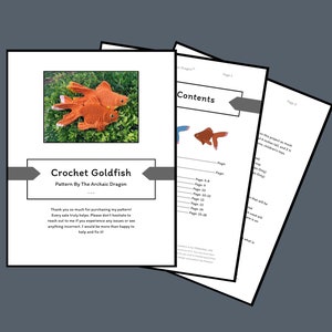 Goldfish Crochet Pattern - Etsy