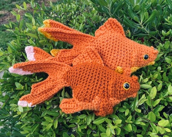 Patrón de crochet de pez dorado