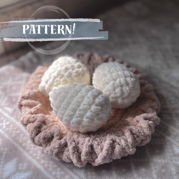 Egg and Nest Crochet Pattern