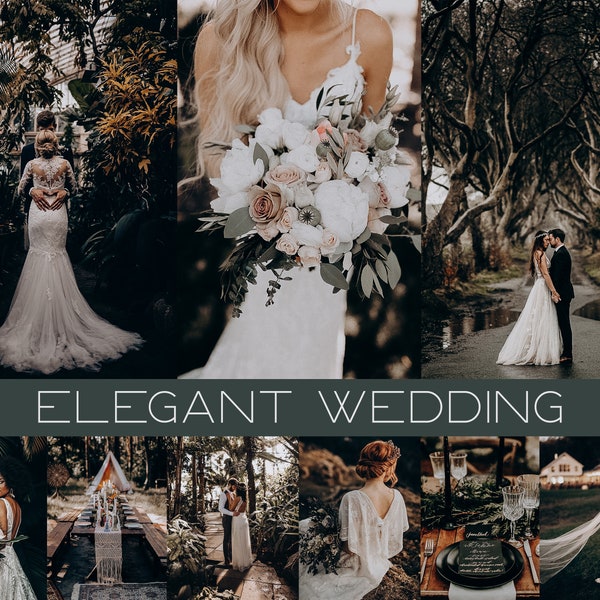 15 Elegant Wedding Tones Lightroom Mobile & Desktop Presets • Boho Presets • Instagram Blogger • Wedding Presets for Couple Photography vsco