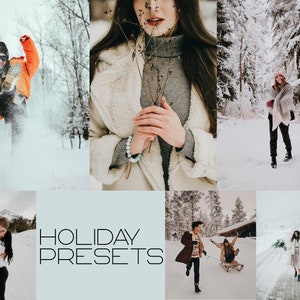 15 Holiday Lightroom Mobile & Desktop Presets • Christmas Presets • Festive xmas • Family Preset • Wedding presets • Winter Mood • Instagram