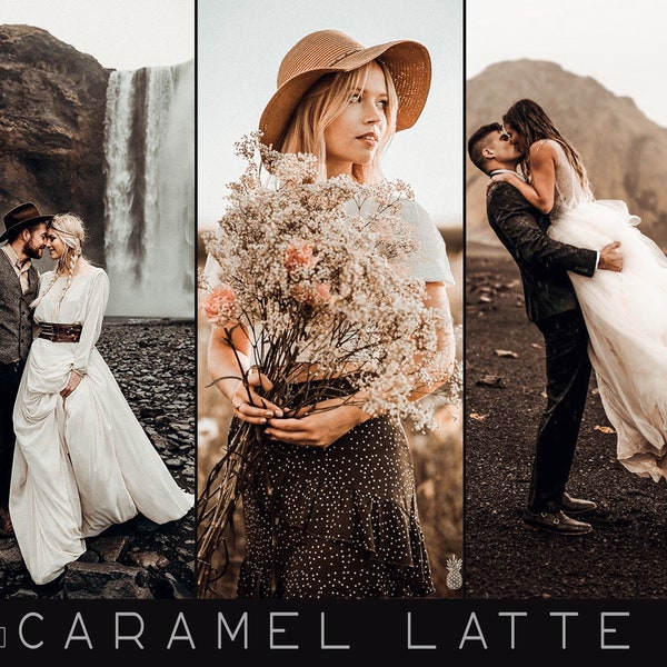 15 Coffee Latte Brown Lightroom Mobile & Desktop Presets • Boho Presetss • Vintage Presets • Bride Presets • Dark Presets • Wedding Presets