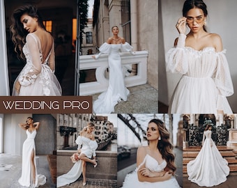 15 WEDDING PRO Lightroom Mobile & Desktop Presets • Portrait • Beauty Editing for Fashion Blogger •  Wedding Presets for Couple Photography