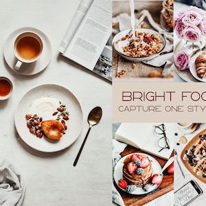 15 Bright Food Capture One Styles • JPEG Vintage Presets • Food Presets for Desktop • Dark Presets • Light Presets • Food Blogger Presets