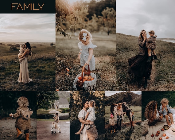 15 Family Lightroom Presets | Mobile & Desktop Filters | Warm, Bright, Baby, Newborn, Mommy Tones