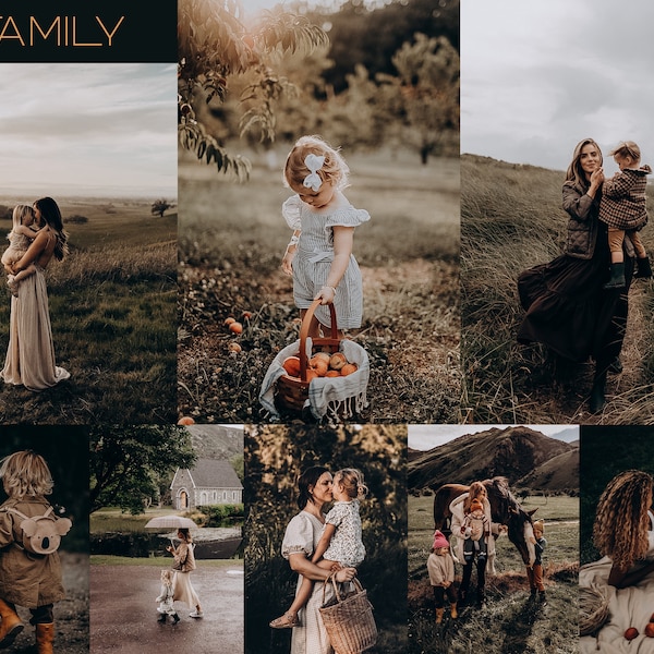 15 FamilyLightroom Mobile &Desktop Presets • Bright Preset • Warm Preset • Moeder preset • Mommy Preset • Newborn baby preset • gezellig thuis