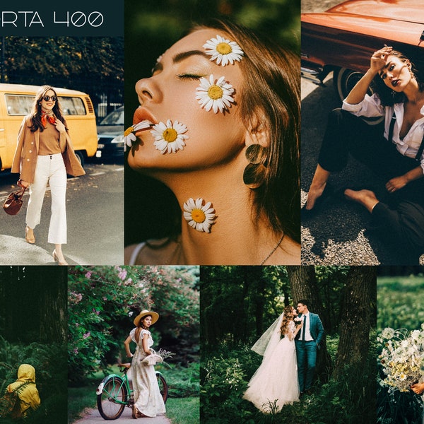 15 Kodak Portra 400 Lightroom Mobile & Desktop Presets • Wedding Presets • Portrait Presets • Warm Presets • Travel Presets • Grainy Vintage