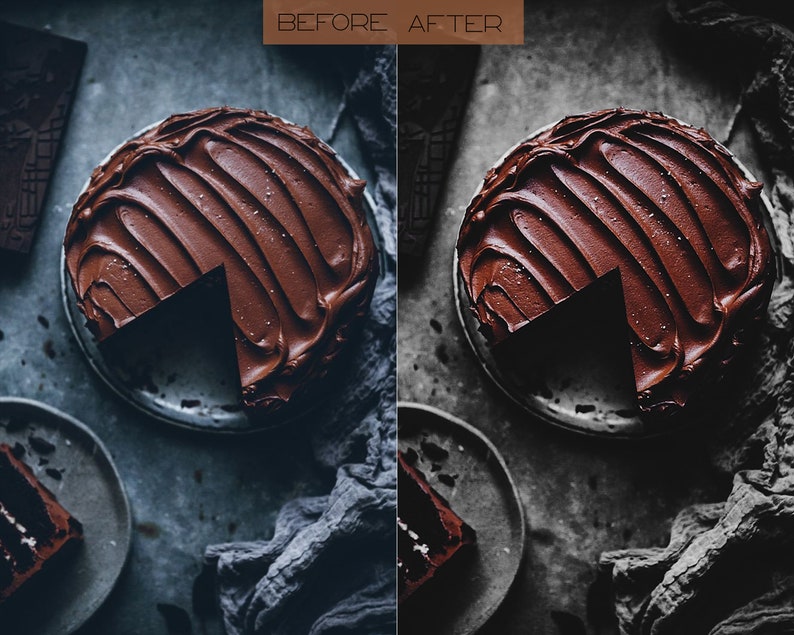 May include: A close-up of a chocolate cake with a slice removed, frosted with dark chocolate frosting and topped with a sprinkle of sea salt. The cake is on a grey plate and a grey background.